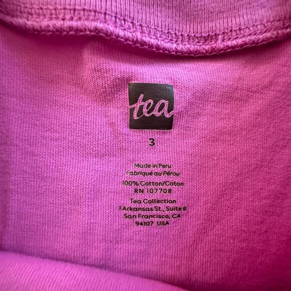 Tea Collection Pink Star Dress VGUC 3 - Picture 3 of 4